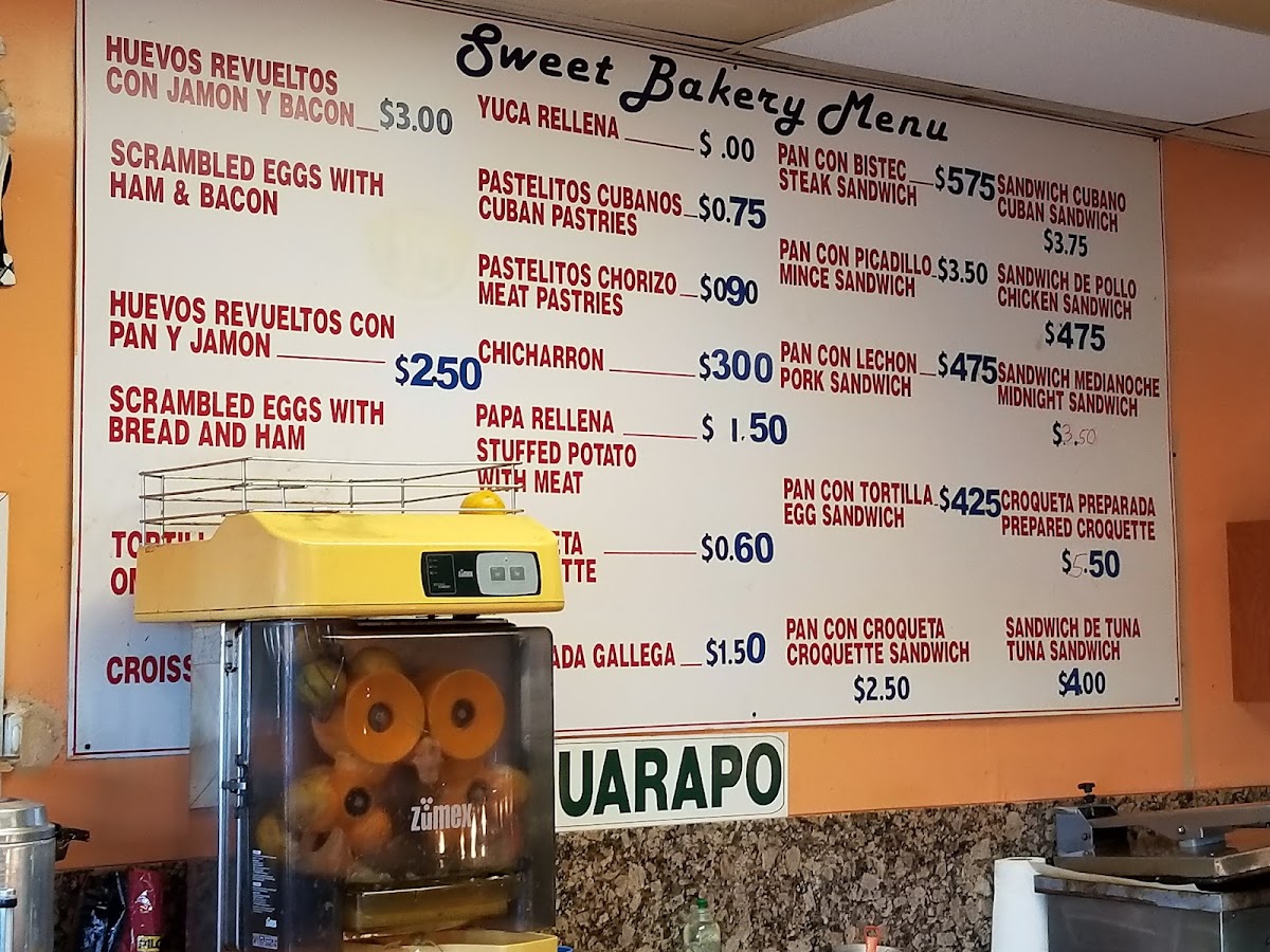Sweet Bakery Cafeteria Menu - Image 3